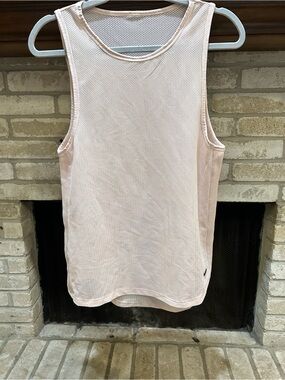 MPG Light Pink Women's Mesh Tank Top EUC